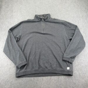Linksoul Mens Double Knit 1/4-Zip Pullover Sweater‎ Size XXL 2XL